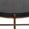 Armen Living Sylvie Brushed Oak and Metal Round Coffee Table LCSYCOBL - alternate 3